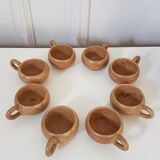 Stoneware liqueur service