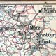 Old school map Vidal-Lablache 10, T26, 1930 - Military divisions