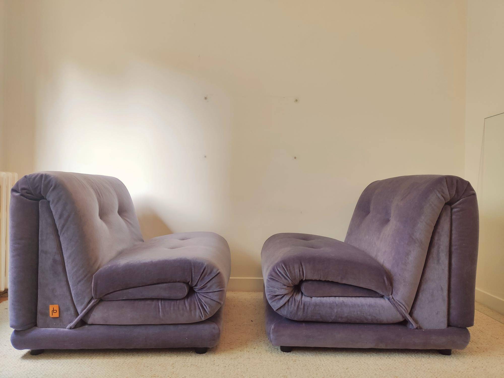 Fauteuils Salotti PD - Italie 70s