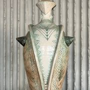 XXL (40-80cm) ceramic chess set by Maria Kenarova