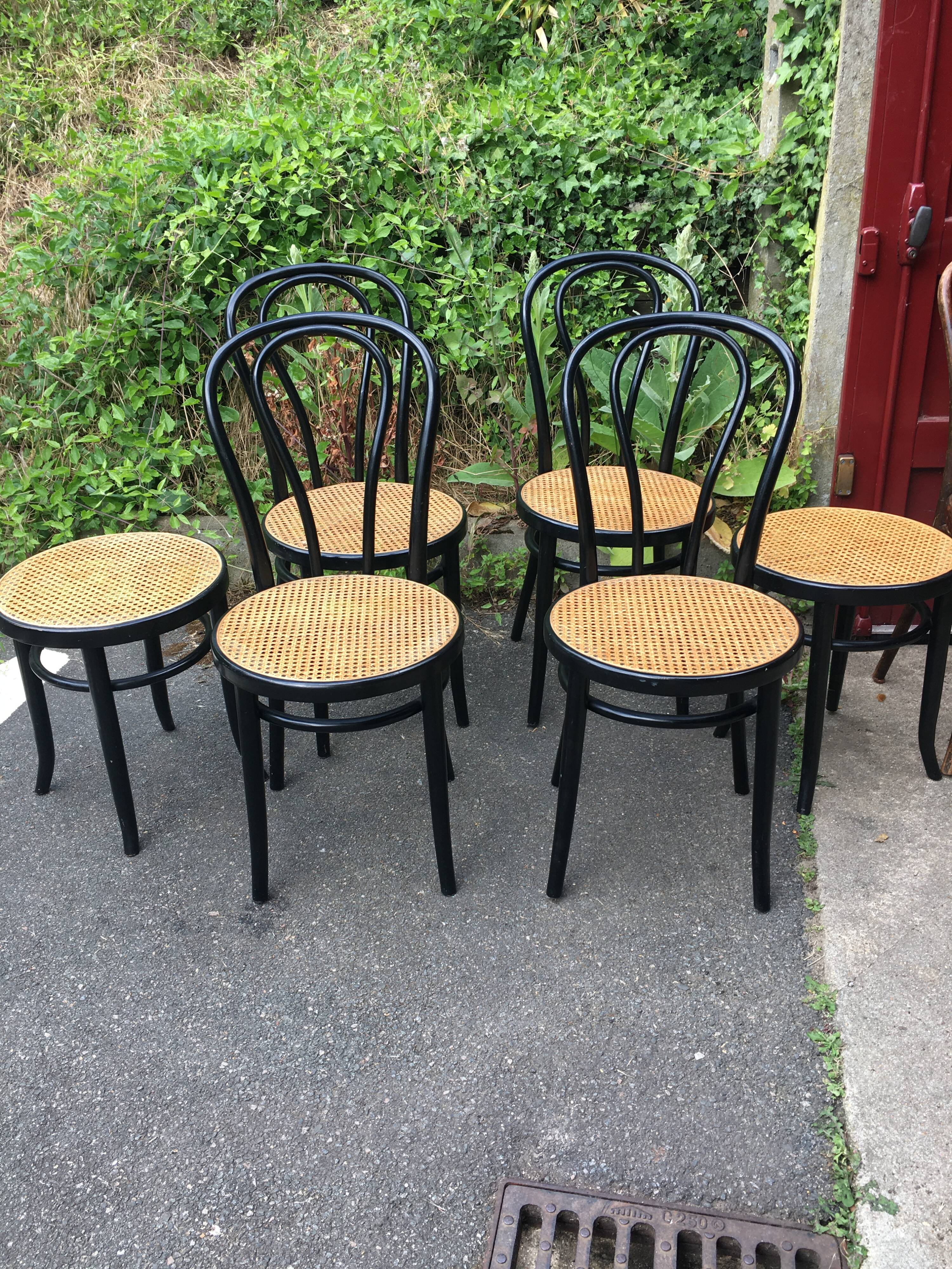 Chairs and stools bistro cannage natural and zpm randomsko