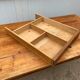 Solid wood dining farmhouse with 1 drawer 1930 156x76x72cm