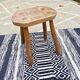 Brutalist stool-60s