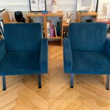 Pair of 740 armchairs by Joseph André Motte for Steiner