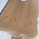 Chiffonier / Renovated Louis XV style entrance furniture in raw wood