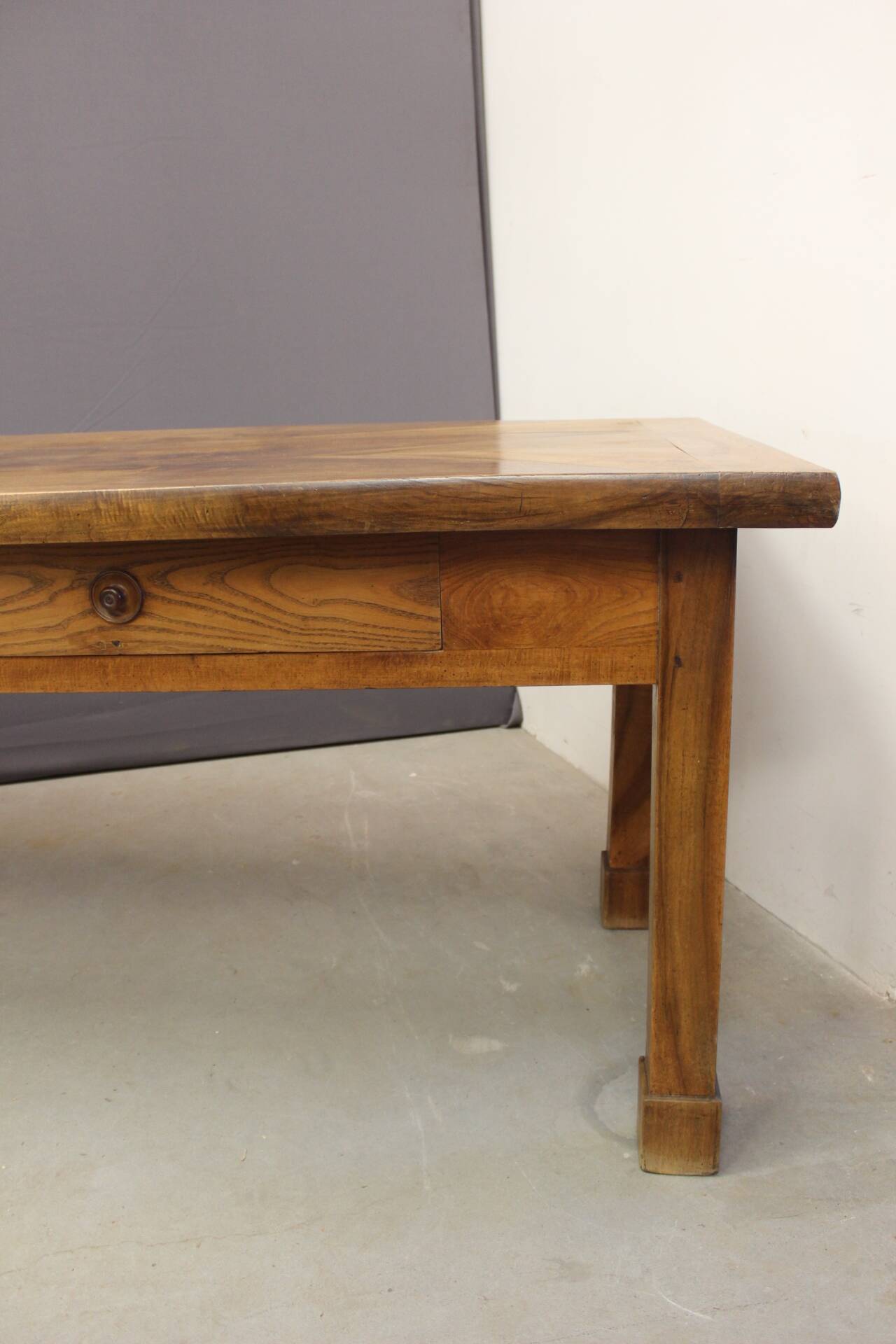 19th Century Walnut Farm Table