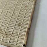 Old tile in Gien faience with Art Nouveau decoration