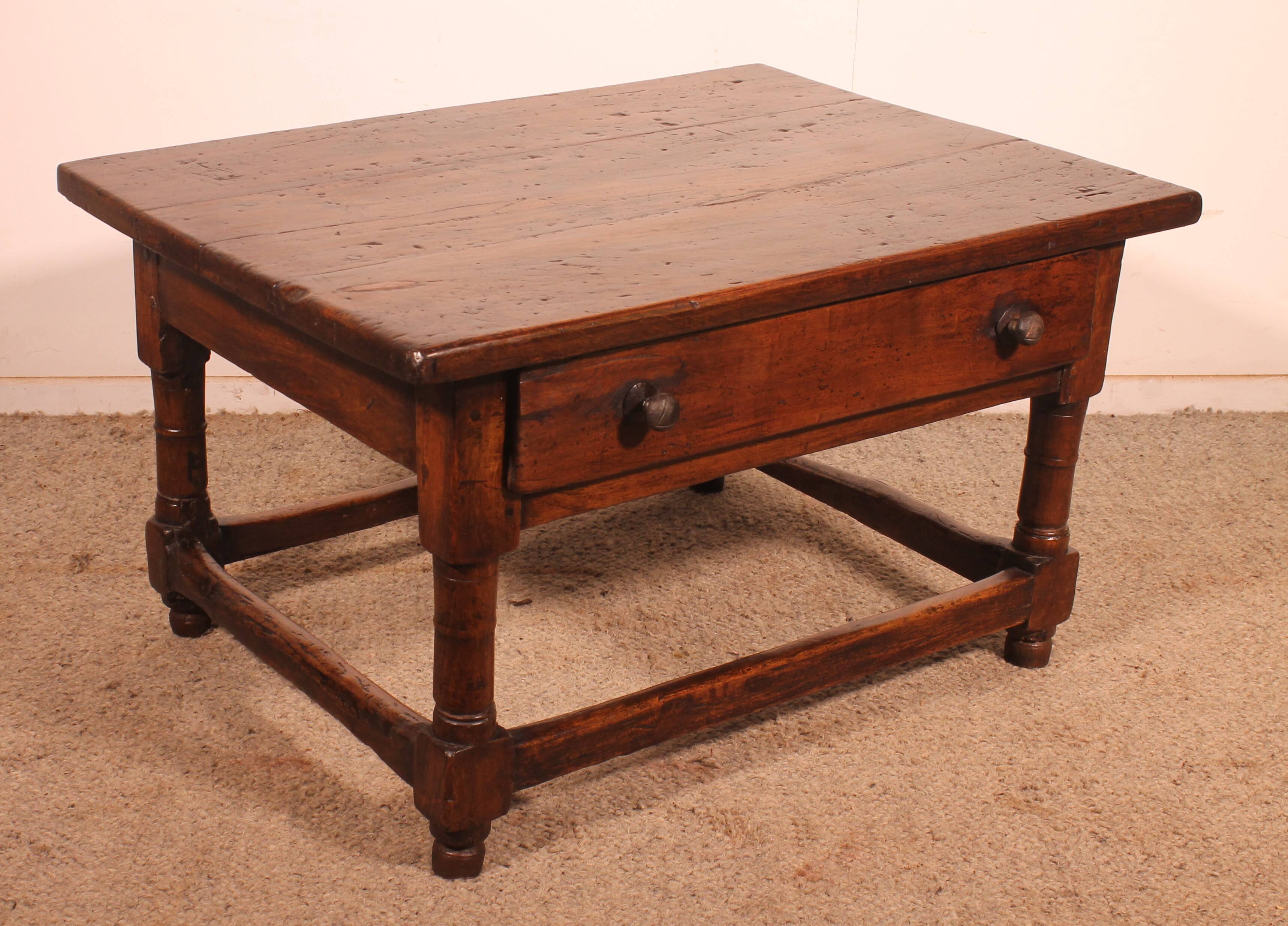 Spanish Walnut Coffee Table, Late 16th Century