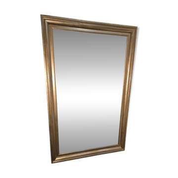 Miroir doré en chêne du XIXe siècle