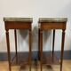 Paire de chevets style Louis XVI en acajou