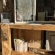 Large raw solid wood workbench