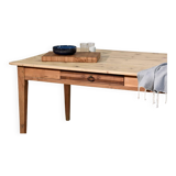 Vintage farmhouse table, oak legs