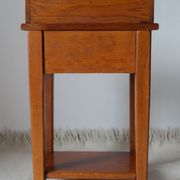Vintage bedside table in solid oak