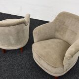 Fauteuils-chaises cocktail du milieu du siècle conçu par Pál Vince, 1947 Hongrie