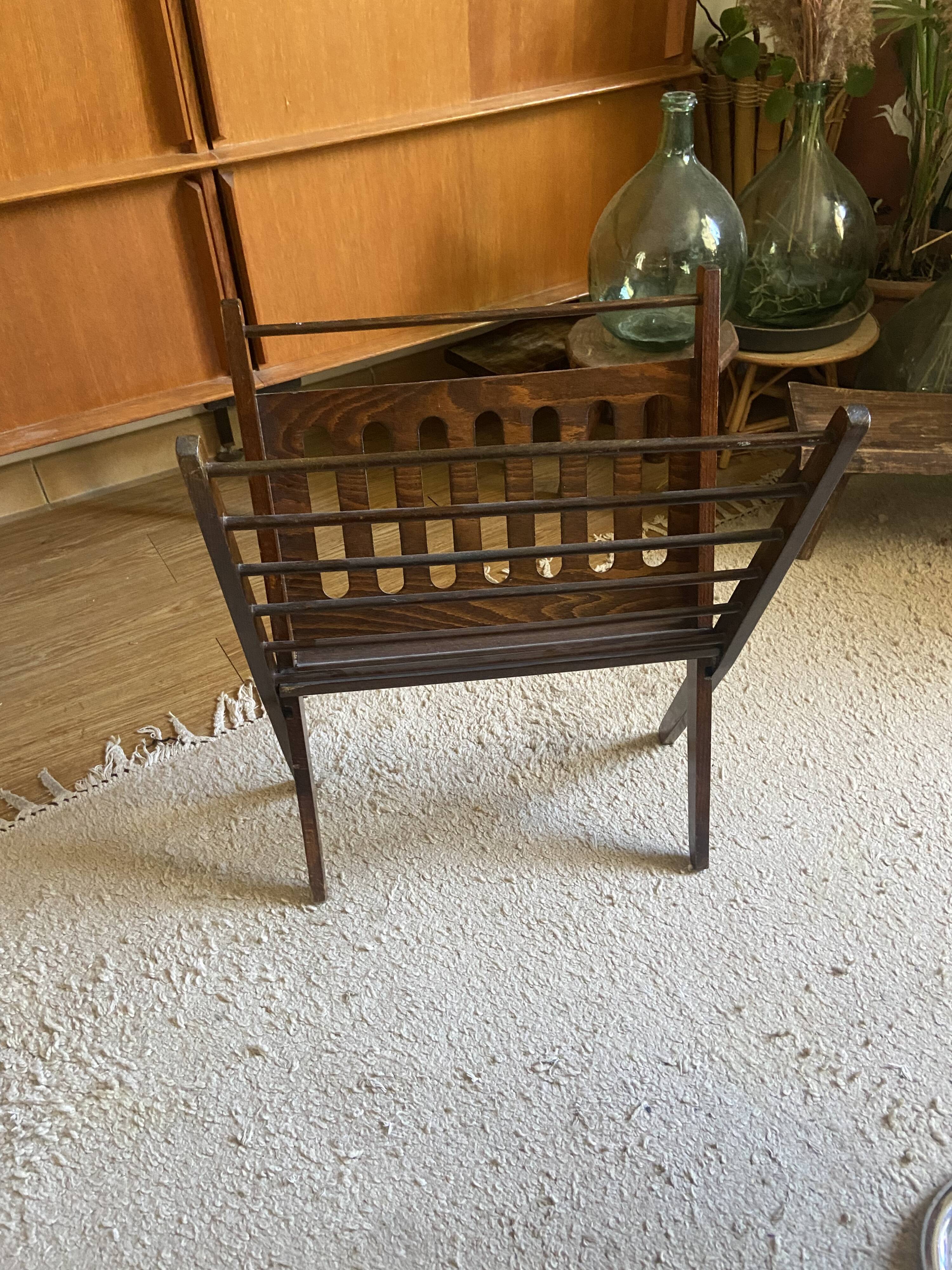 Cees Braakman magazine holder for Pastoe