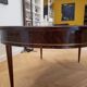 Louis XVI oval table in mahogany, 2 extensions