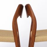 4 of 6 Niels Otto Møller Model 71 Chairs, 1960s Danish Mid Century Rosewood