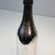 Rare silver-plated and brass shaker in the shape of a champagne bottle
