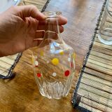 Vintage carafe/pitcher, polka dot
