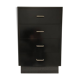 Chiffonnier formica noir