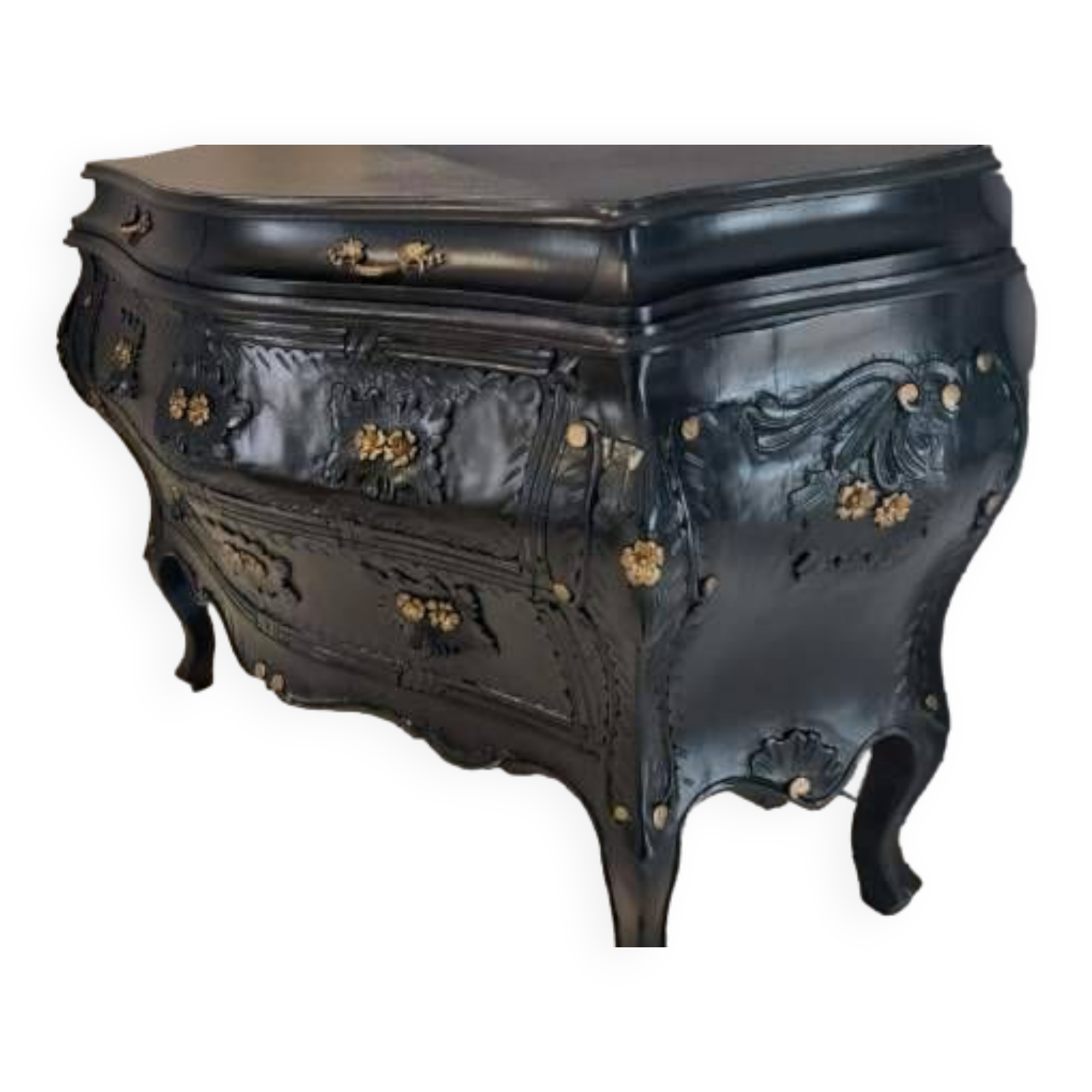Louis xv style tomb chest of drawers