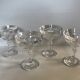 Crystal champagne glasses