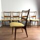 Lot de 5 chaises scandinaves vintage