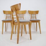 Four Dining Chairs by Ton, Czechoslovakia