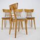 Four Dining Chairs by Ton, Czechoslovakia