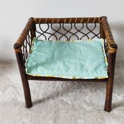 Fauteuil enfant vintage en rotin