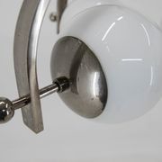 Bauhaus nickel-plated chandelier, 1930s