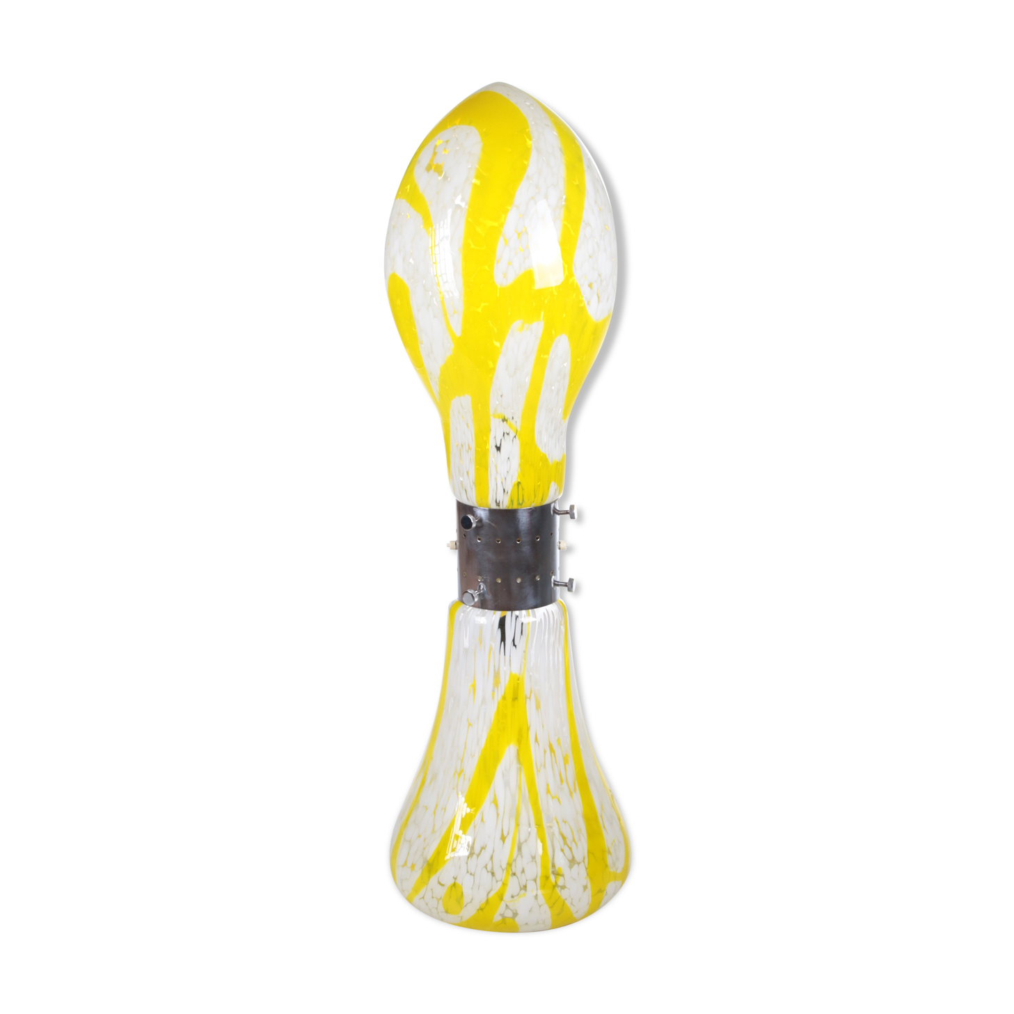 Carlo Nason model Lipstick Design Floor Lamp, Made by Mazzega Italy.