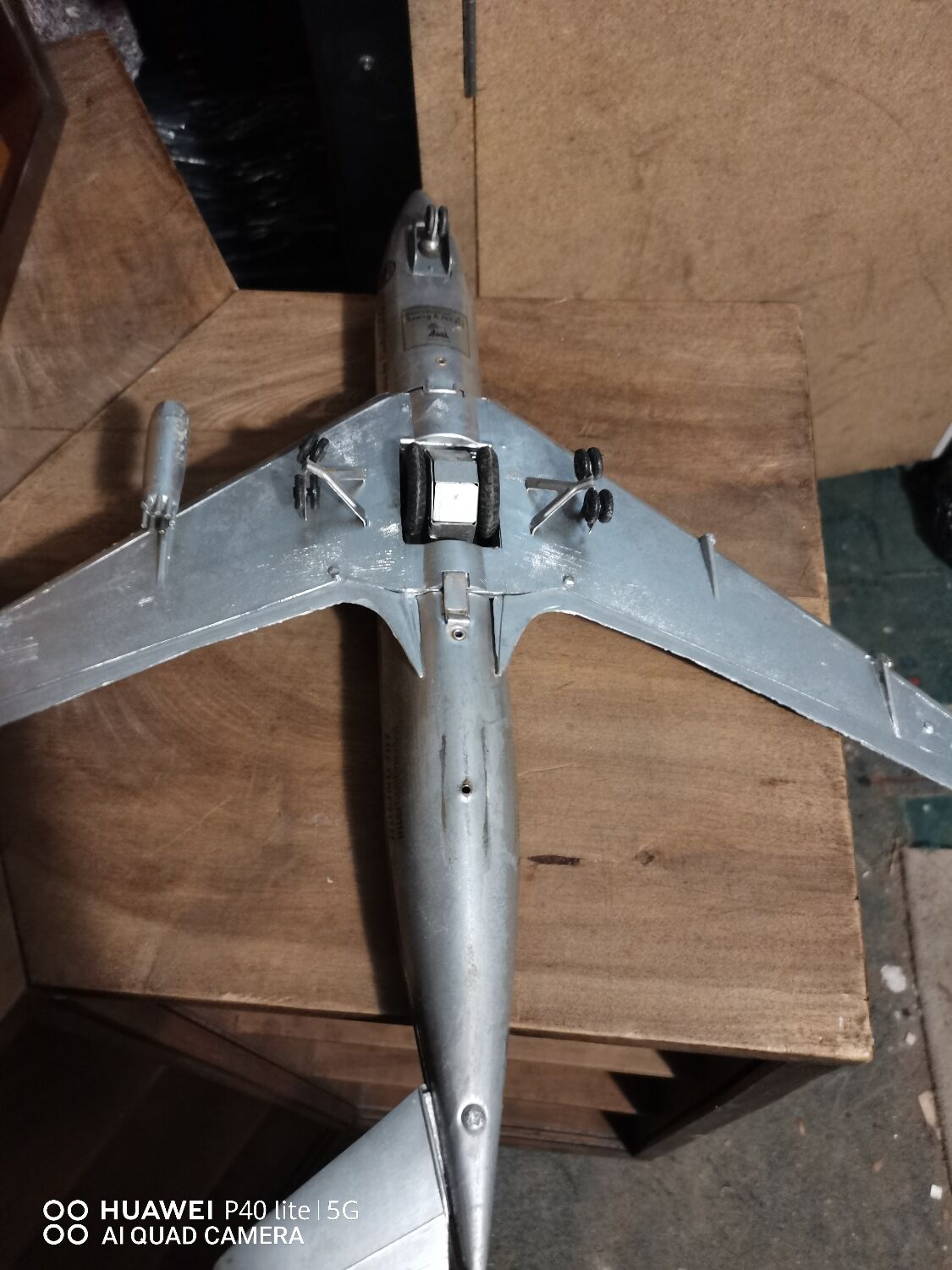 Ancienne maquette avion en métal