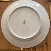 Set of eight German porcelain plates from the 1950s