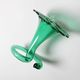 Vintage Green Glass Art Vase / Hand-blown Home Decor / Stilvetro / Rome