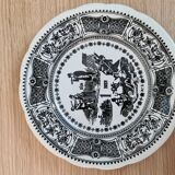 Série de 6 assiettes "parlantes" Gien