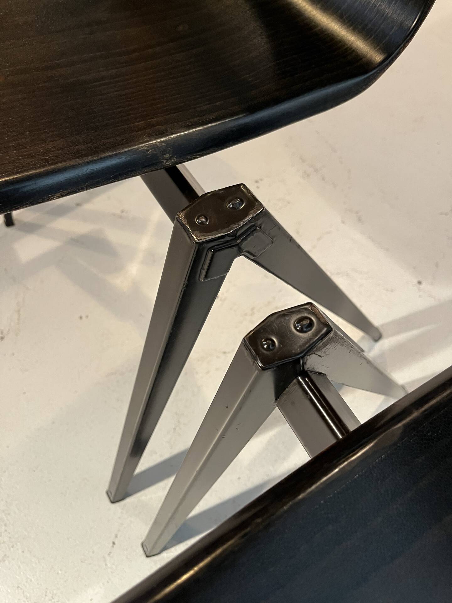 4 chaises Pagholz Thur op seat 1970