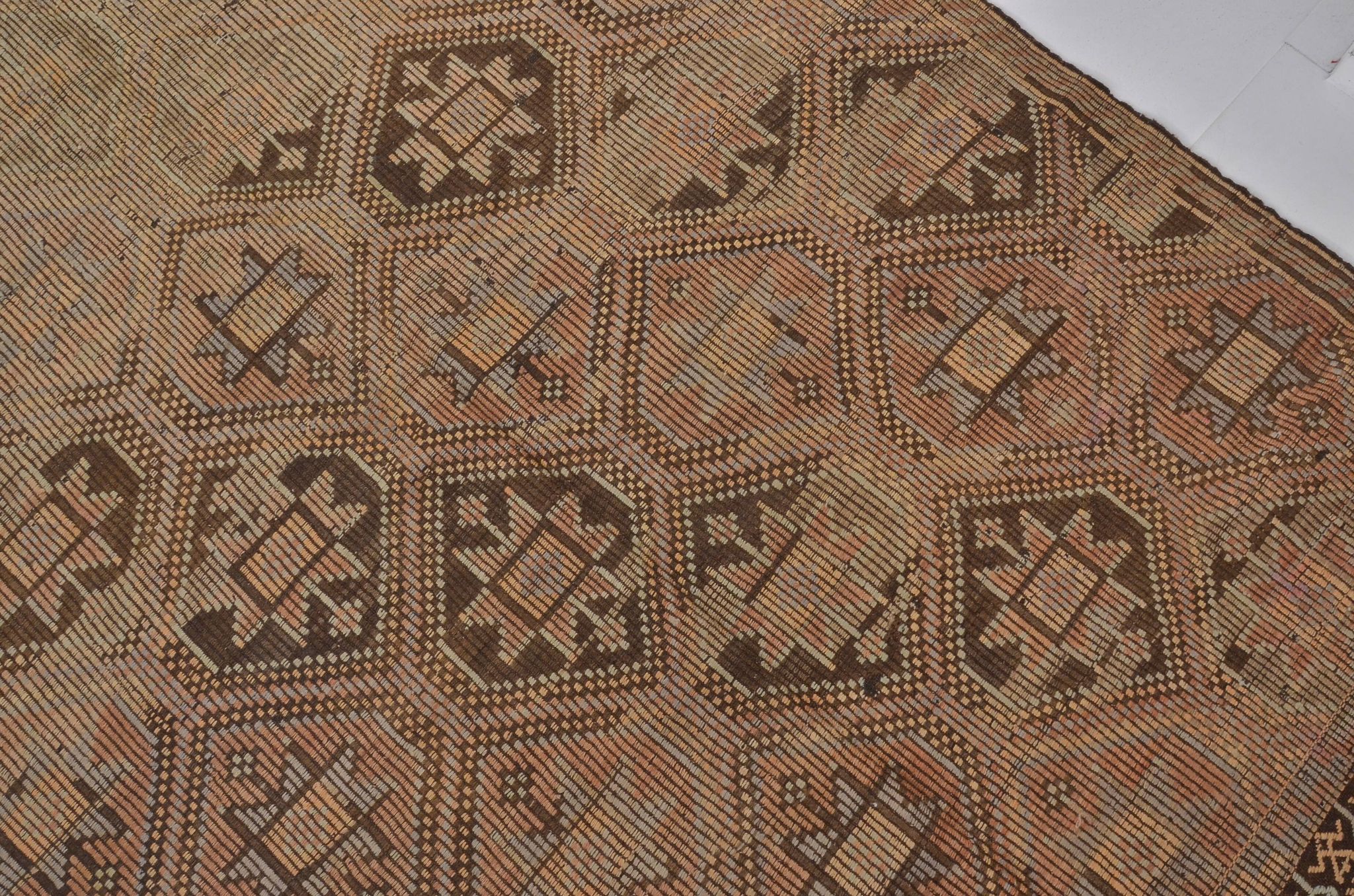 Tapis kilim anatolien vintage Oushak sku c27