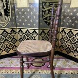 Suite of 6 bistro chairs in FISCHEL canning