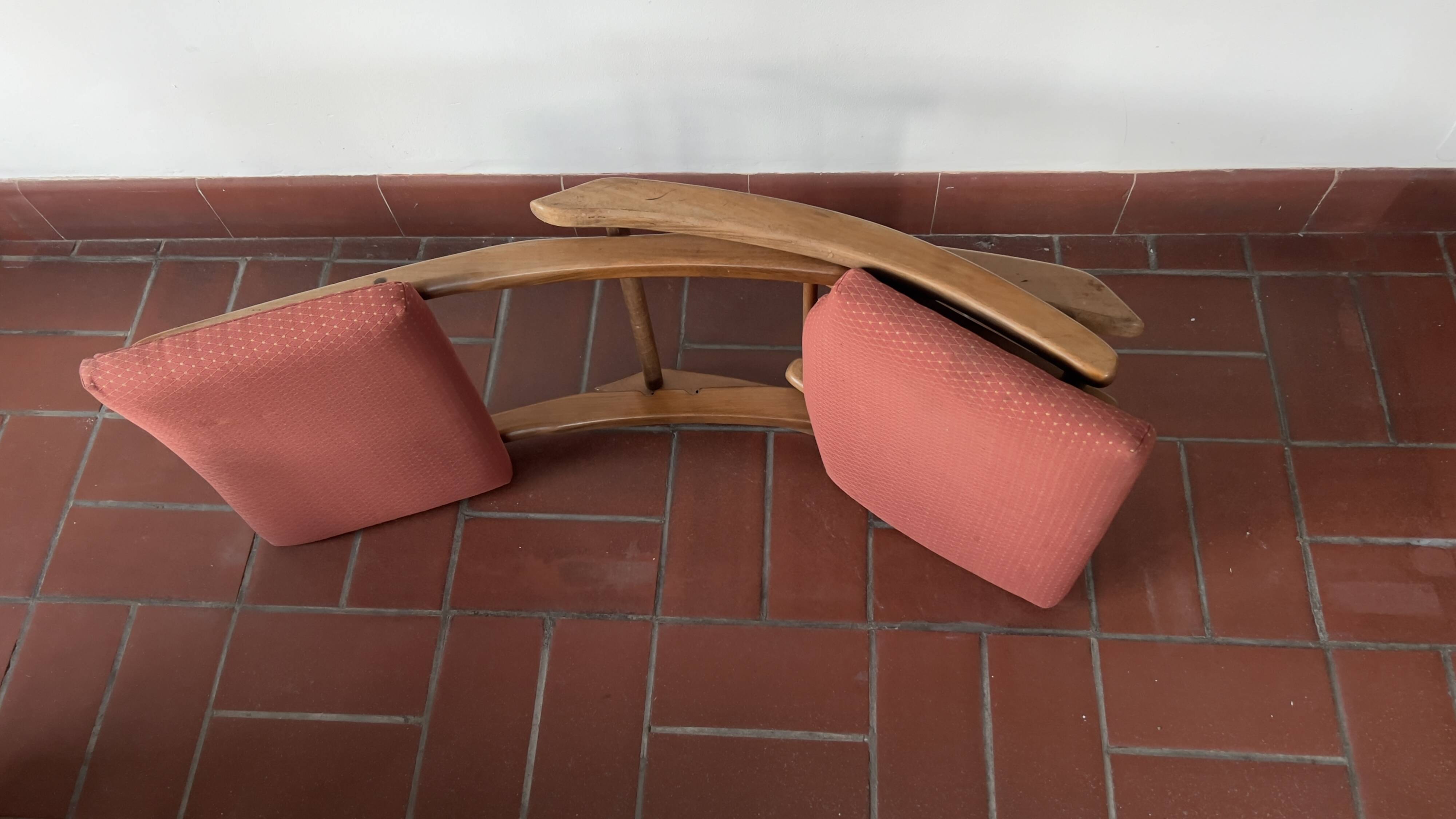 Padded folding chairs
