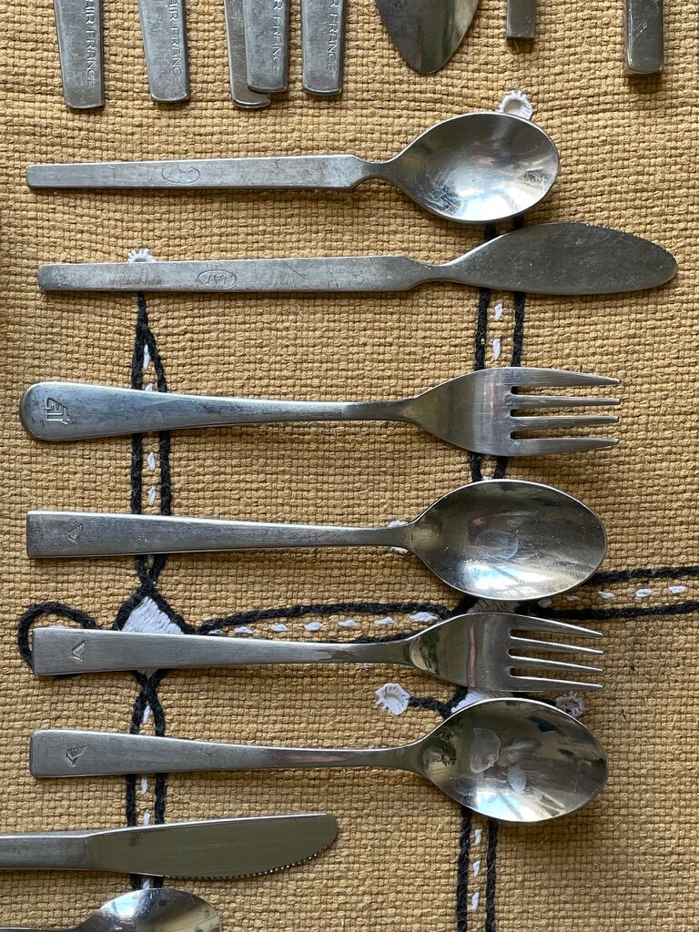 Set of cutlery aviation collection