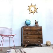 Former Vintage weekly ragsmaker 1950/1960 - retro - 4 drawers - compass feet - oak