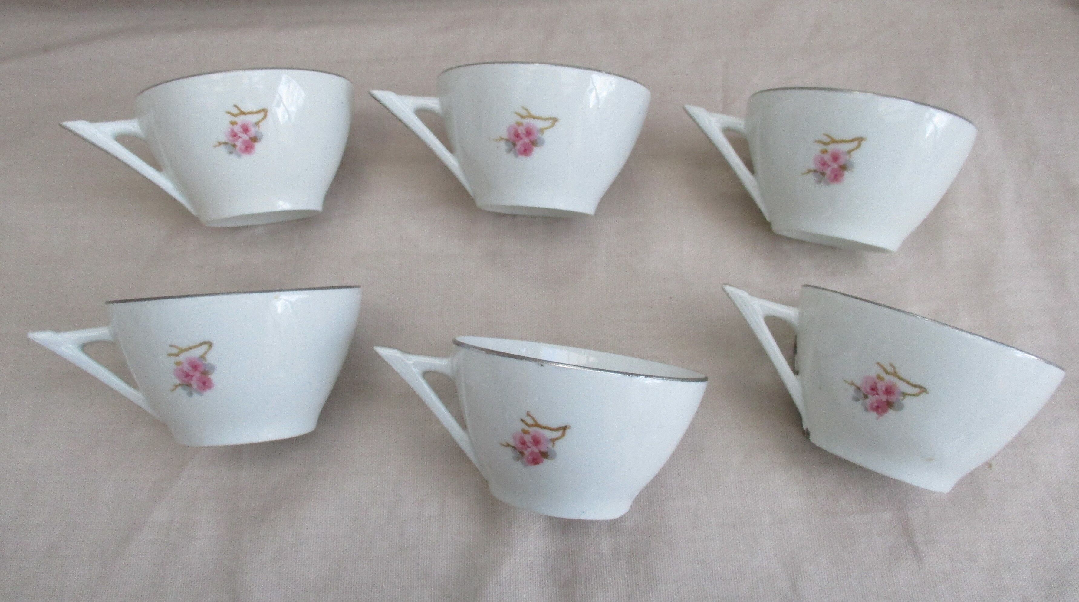 RCF Art Deco porcelain coffee service