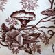 Antique deep plates from the late 19th century, old French crockery.