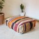 Pouf tapis berbère marocain d'automne