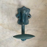Blue enamelled cast iron hook