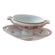 Saucière early twentieth century. Haviland. Limoges.Floral motif, hand painted.