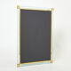 Italian mirror brass glass of Murano 1970s 87x127cm
