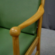Oak wood armchair 1950