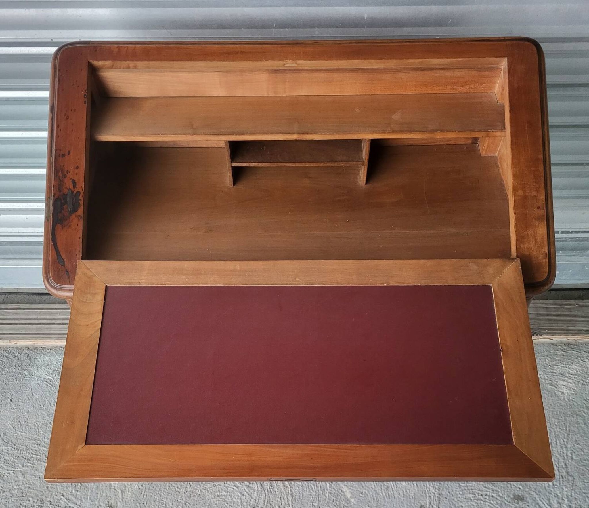 Sloping desk, writing table in Louis XV style